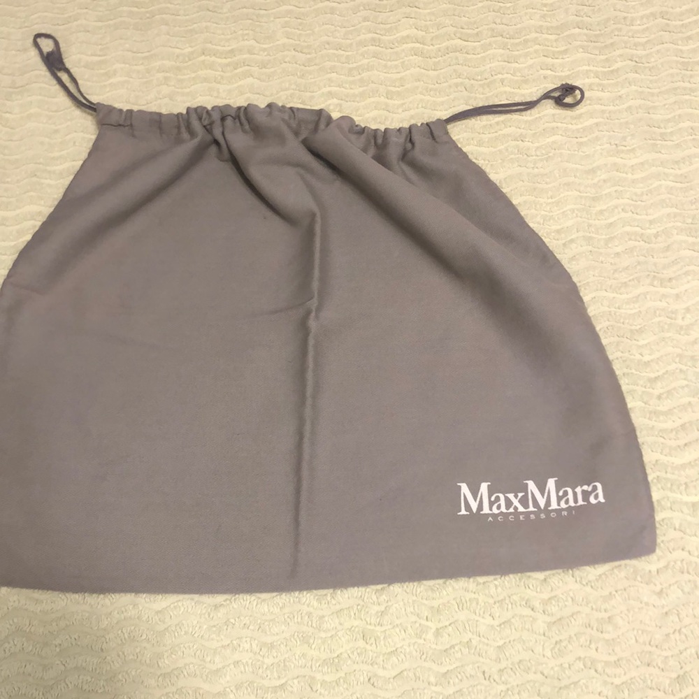 MaxMara dust cover tote for pocket book.